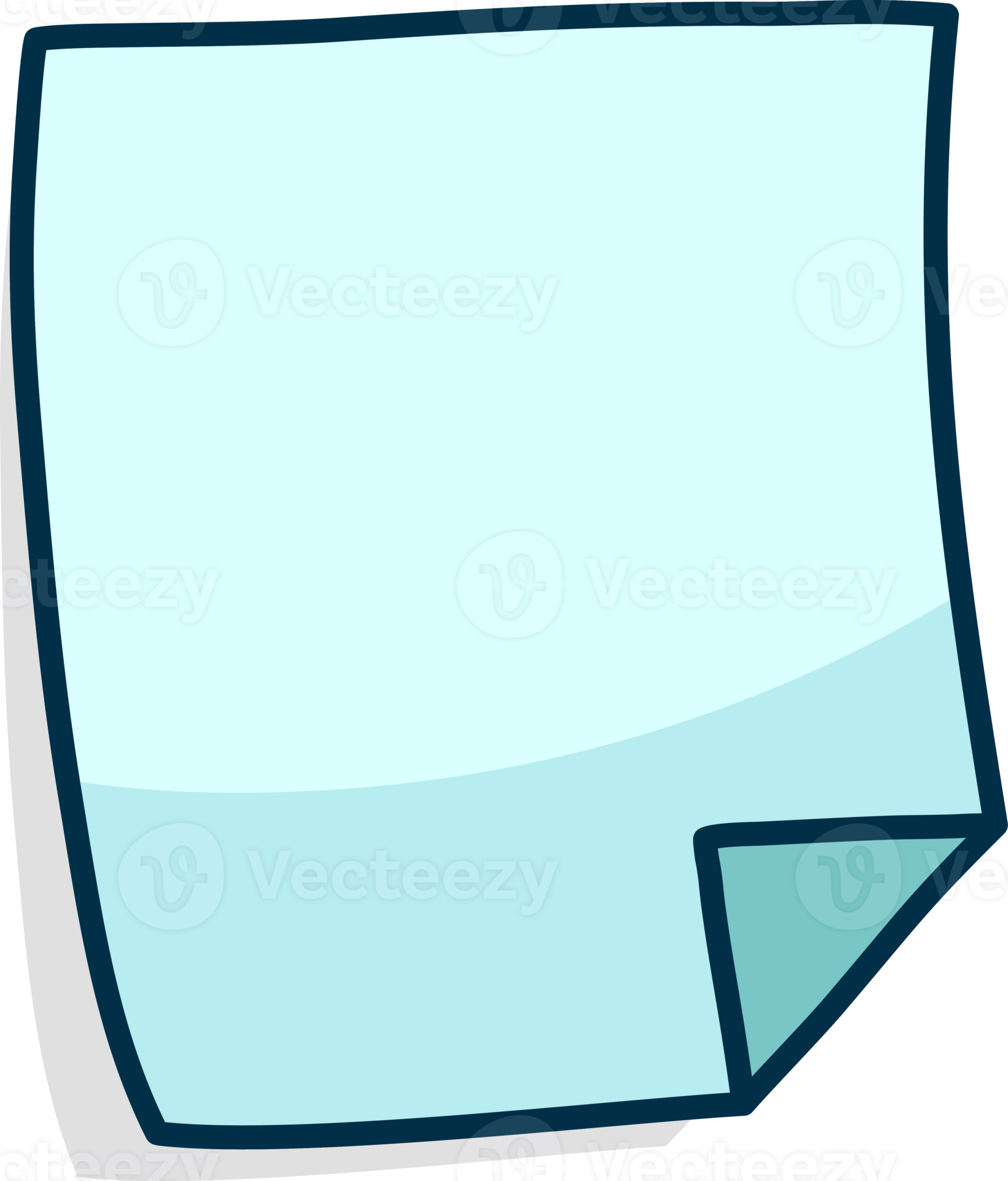 Colored post it note paper, rounded edges, sticky notes for reminders