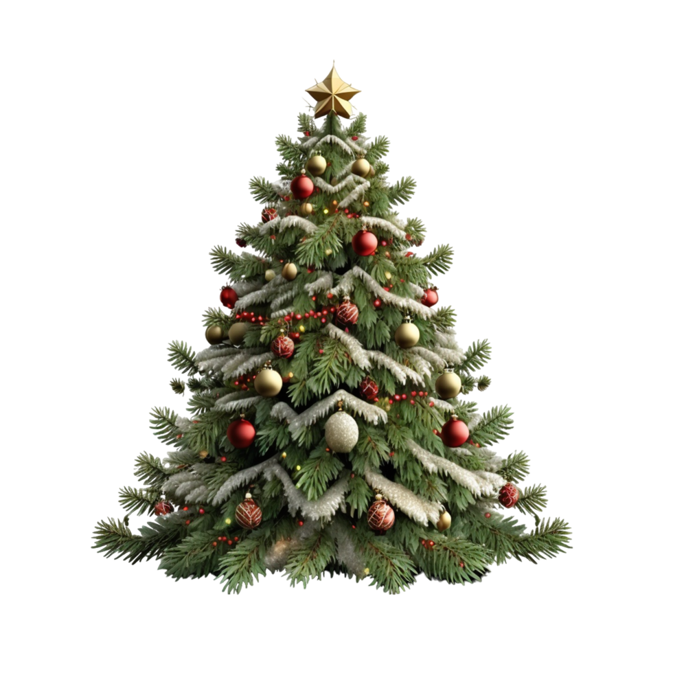 hermosa Navidad elementos con Navidad arboles png