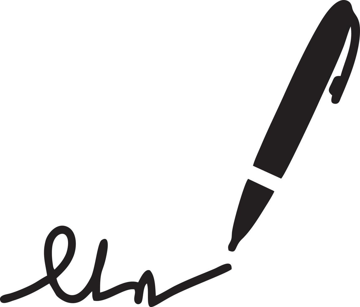 writing pen icon symbol in white background. Illustration of the sign