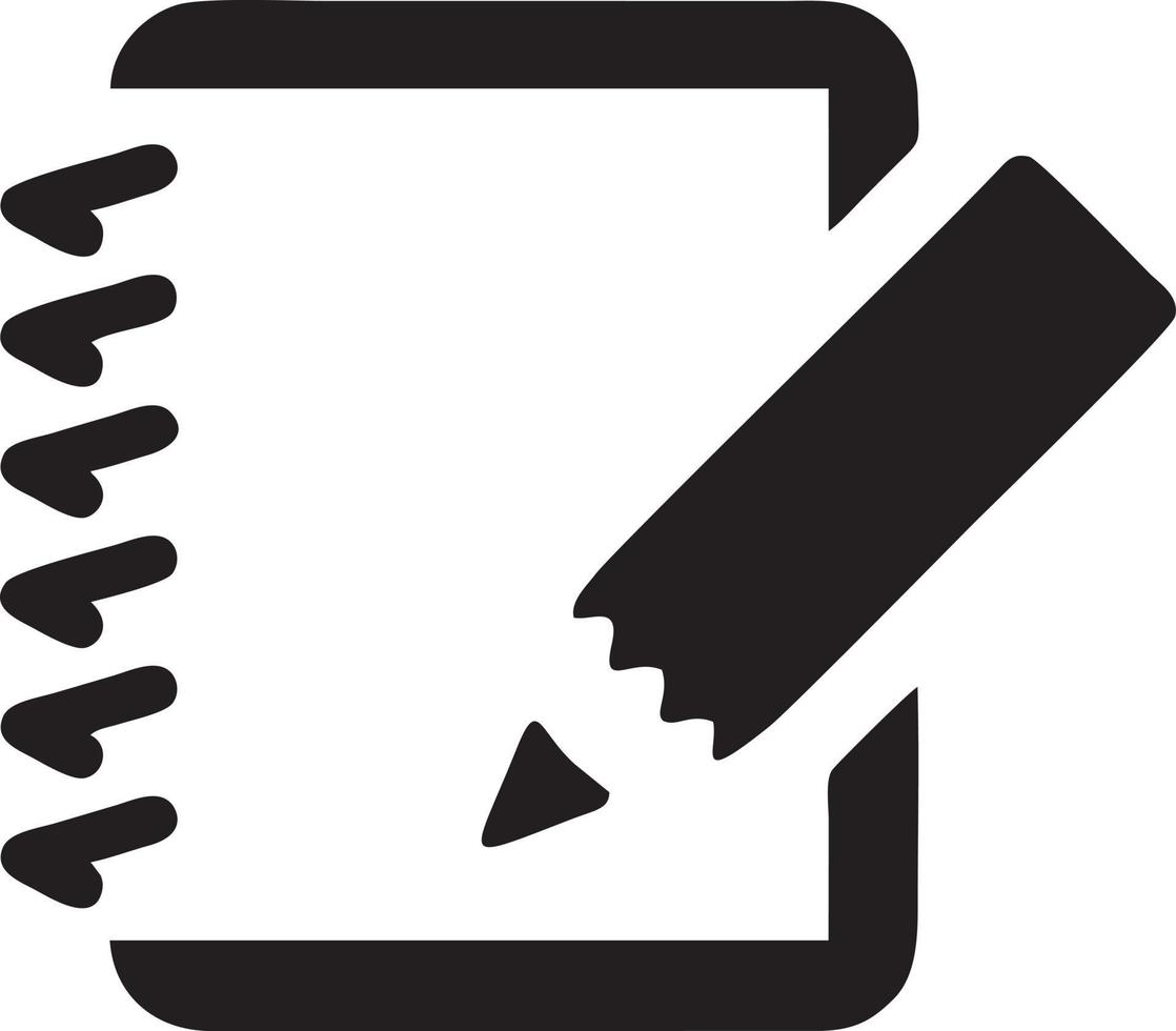 writing pen icon symbol in white background. Illustration of the sign pencil symbol vector image. EPS 10.