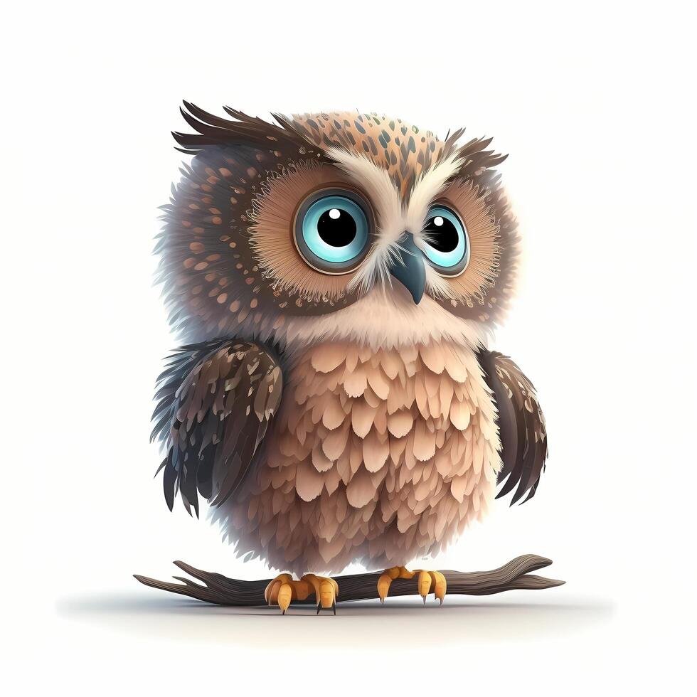owl animal illustration photo
