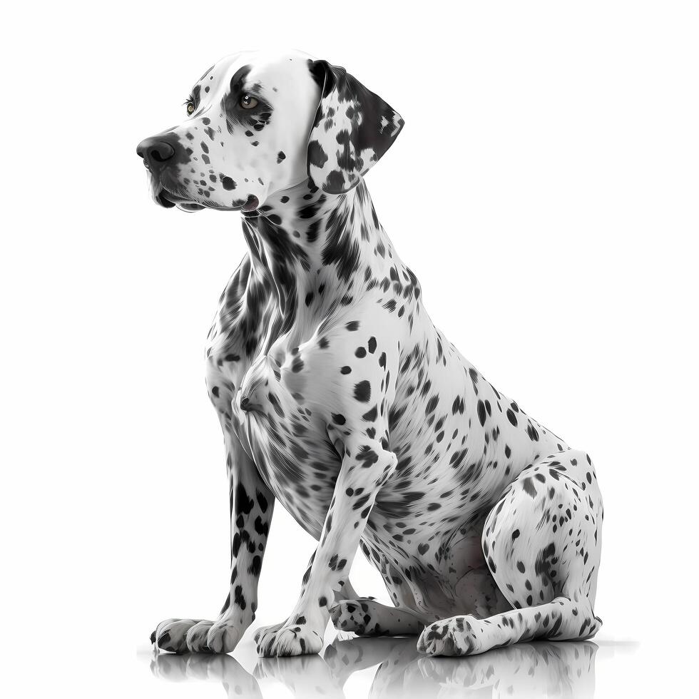 dalmatian animal illustration photo