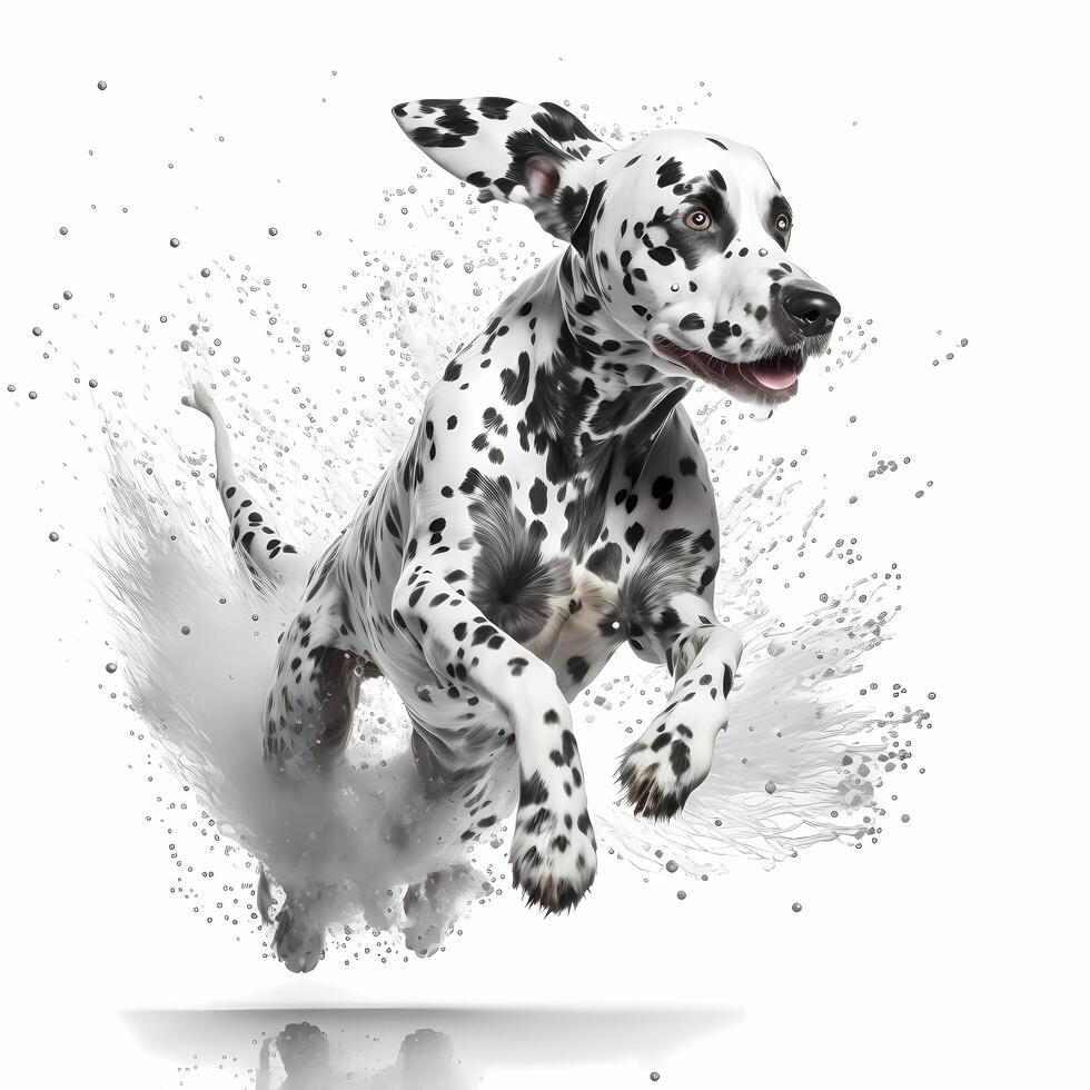 dalmatian animal illustration photo