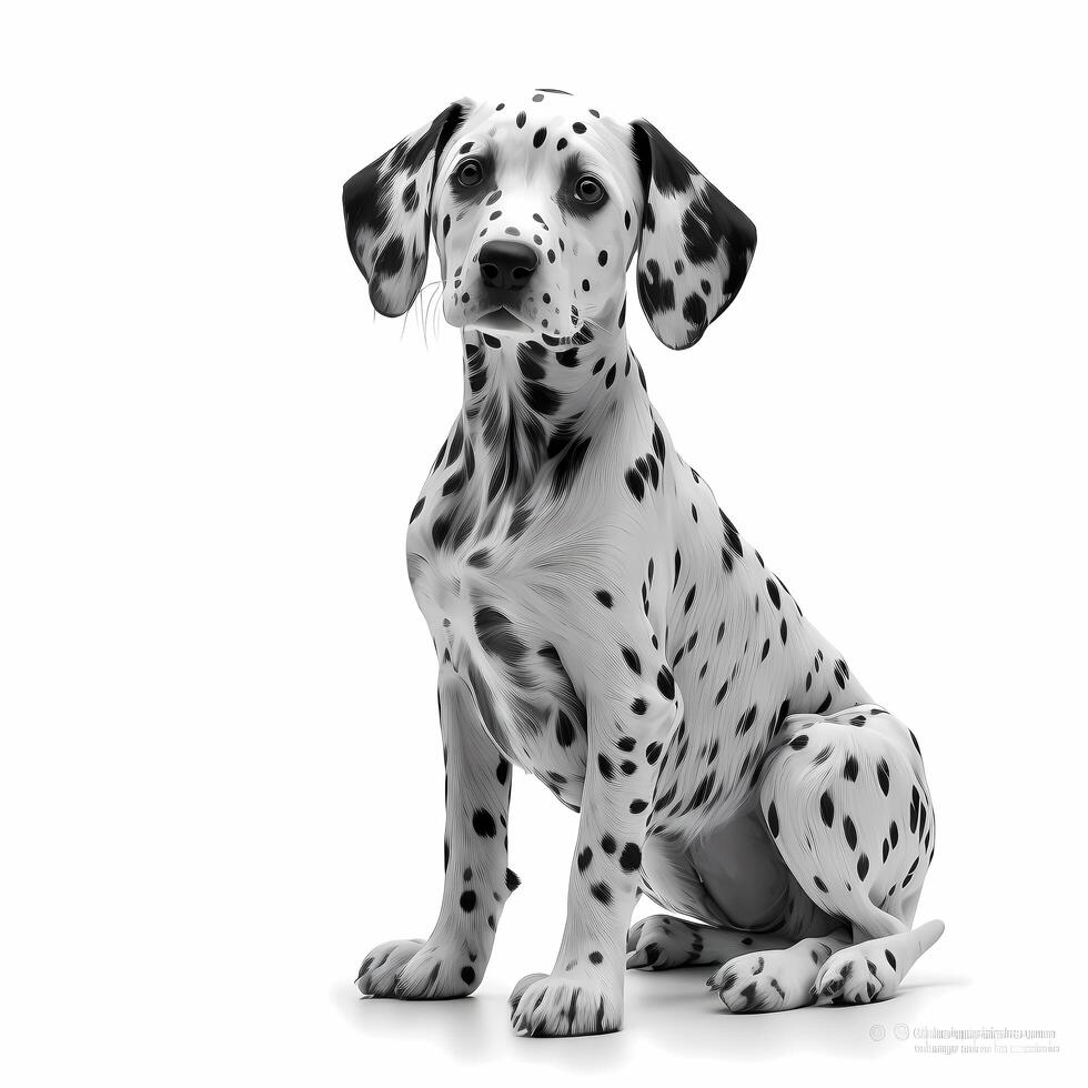 dalmatian animal illustration photo
