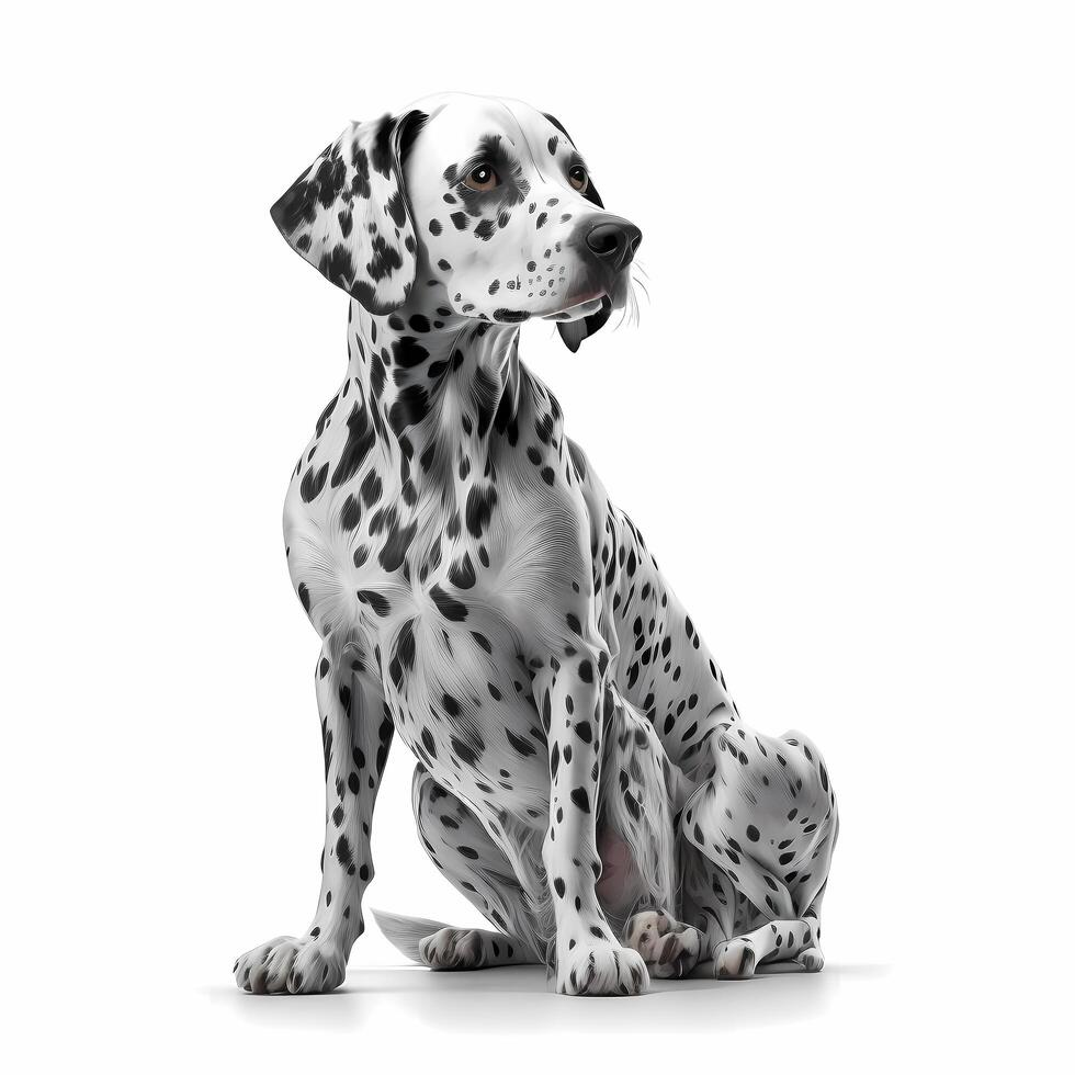 dalmatian animal illustration photo