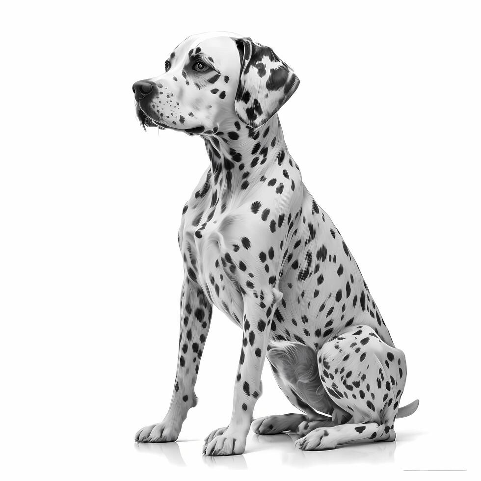 dalmatian animal illustration photo