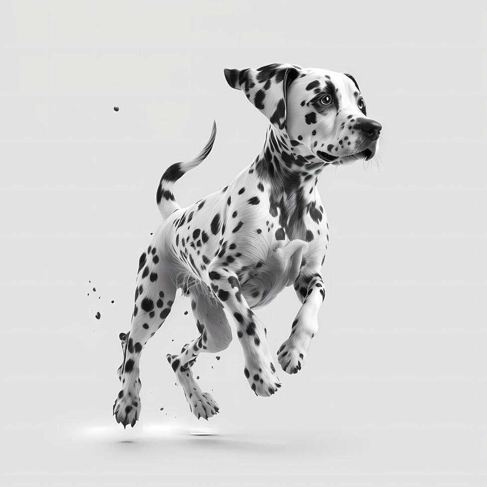 dalmatian animal illustration photo