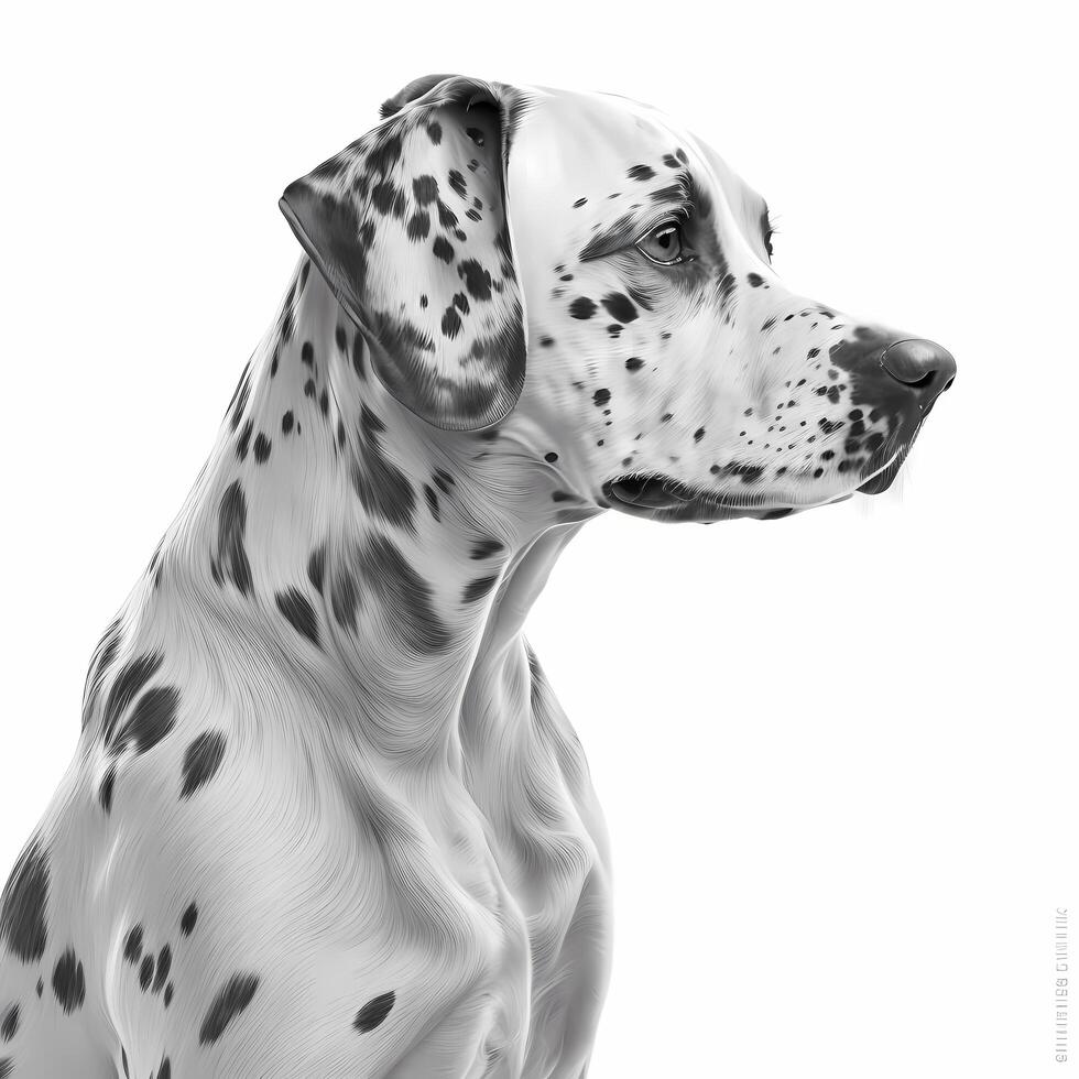dalmatian animal illustration photo