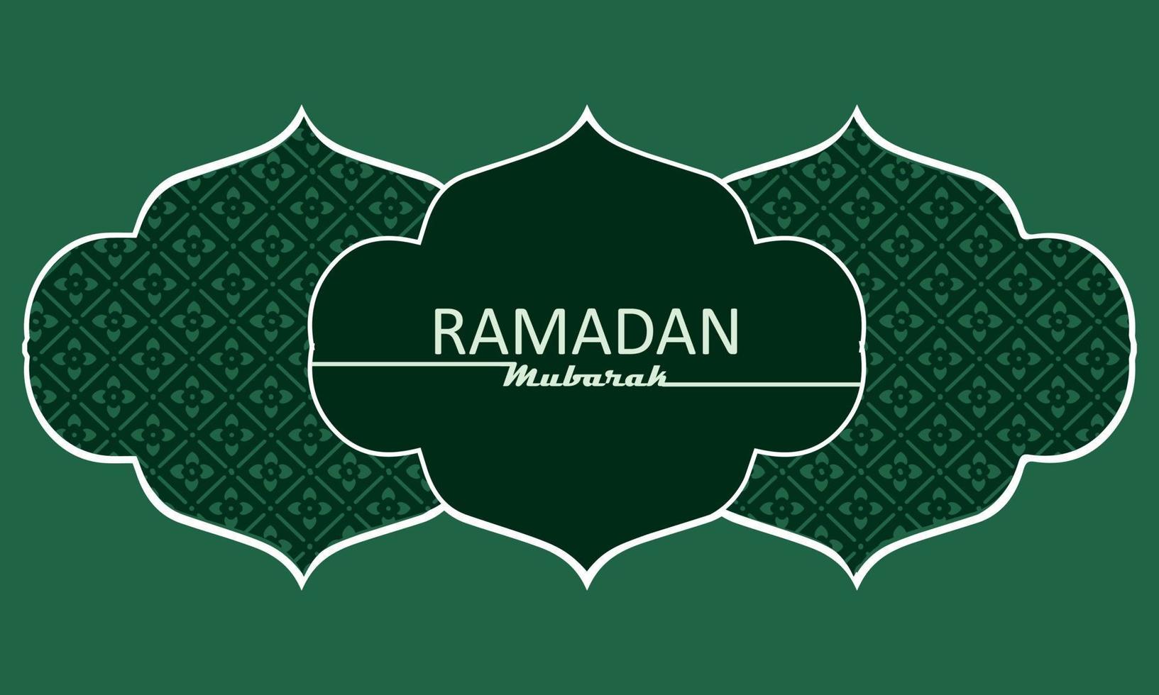 elegant welcome ramadan mubarak banner vector