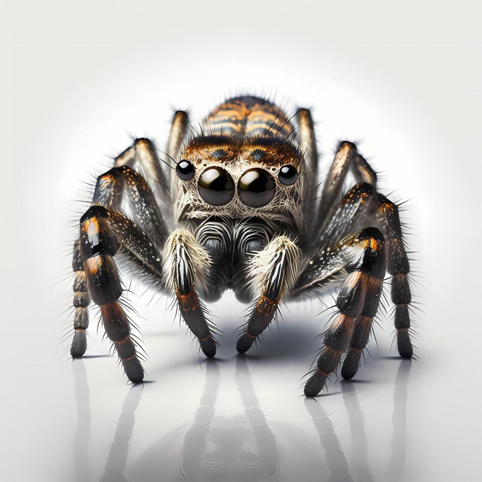 tarántula animal ilustración ai generado foto