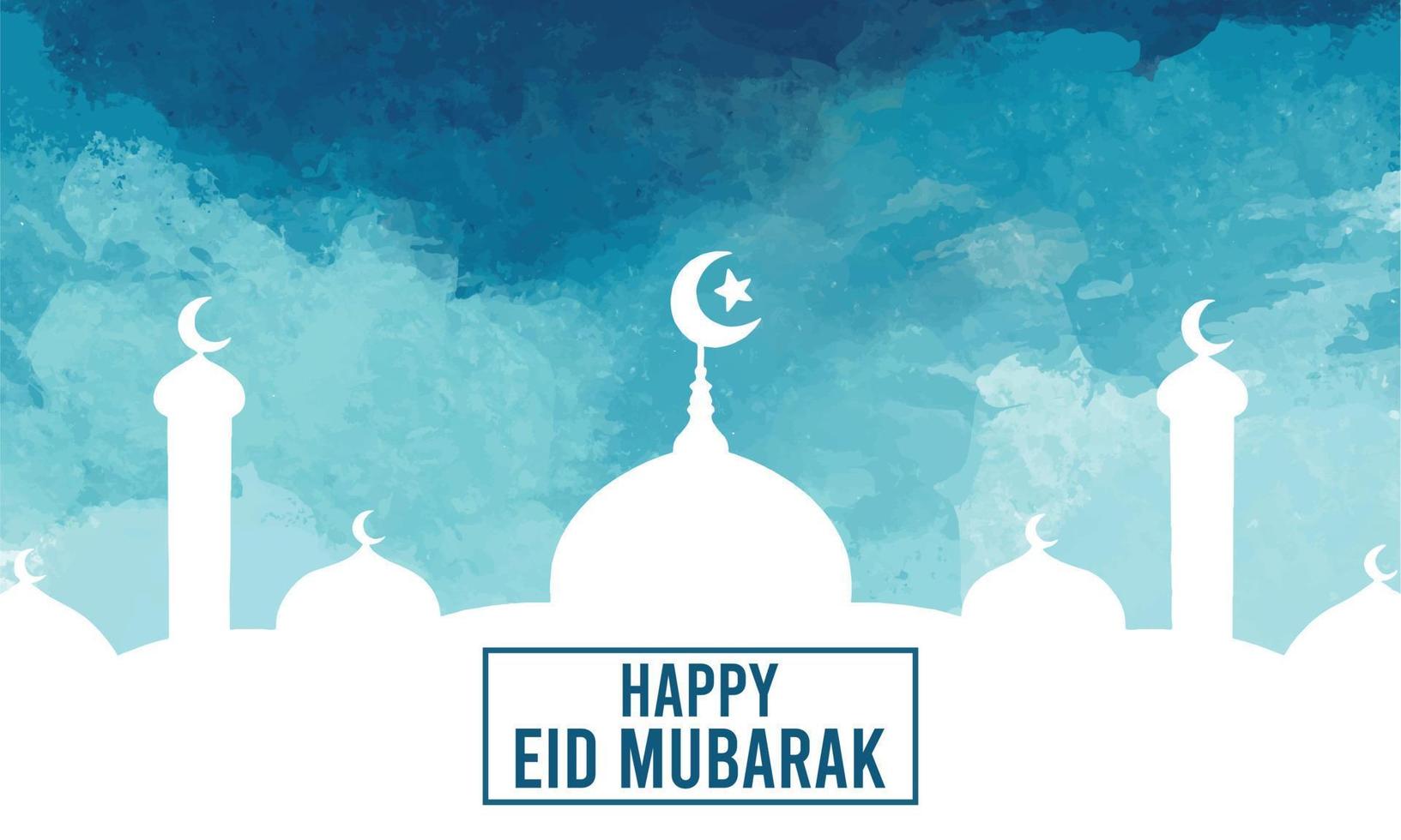 Happy Eid Mubarak Vector Background