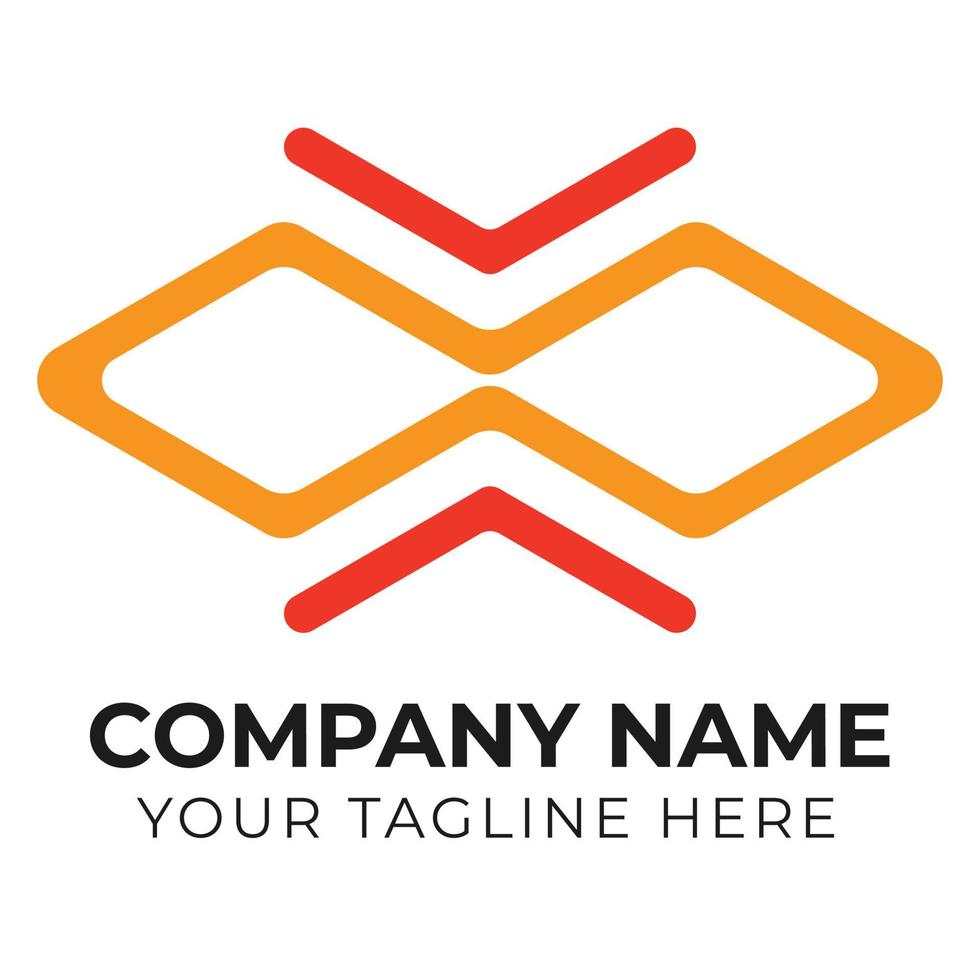 Creative modern abstract business logo design template Free Vector