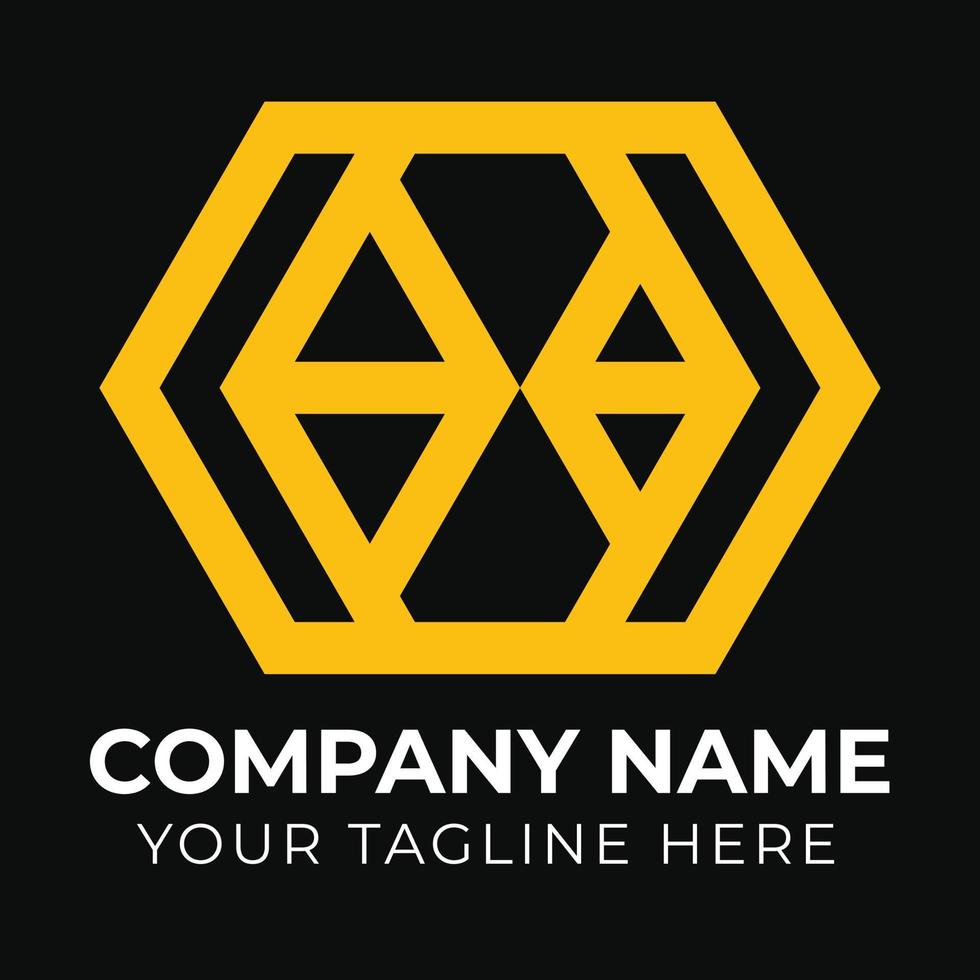 Professional modern abstract business logo design template for your company Free Vector