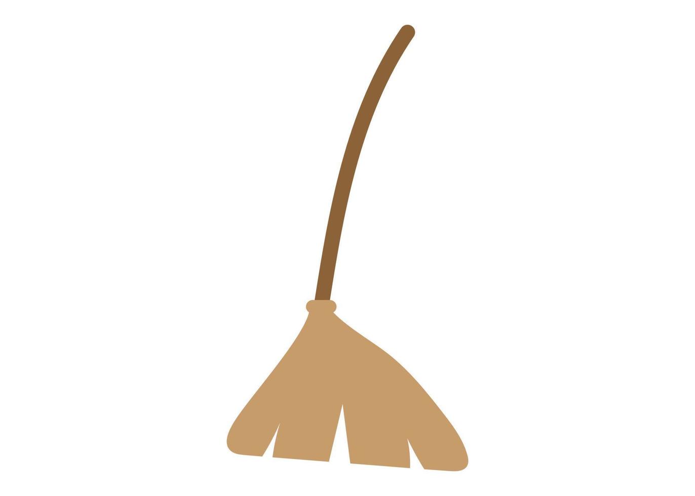 Broom icon design template illustration vector