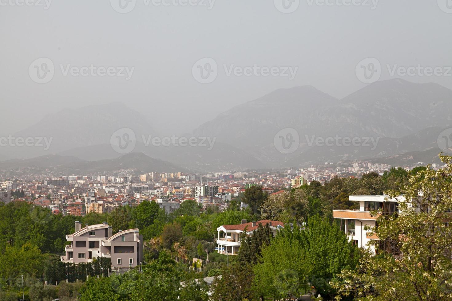 aéreo ver de tirana foto