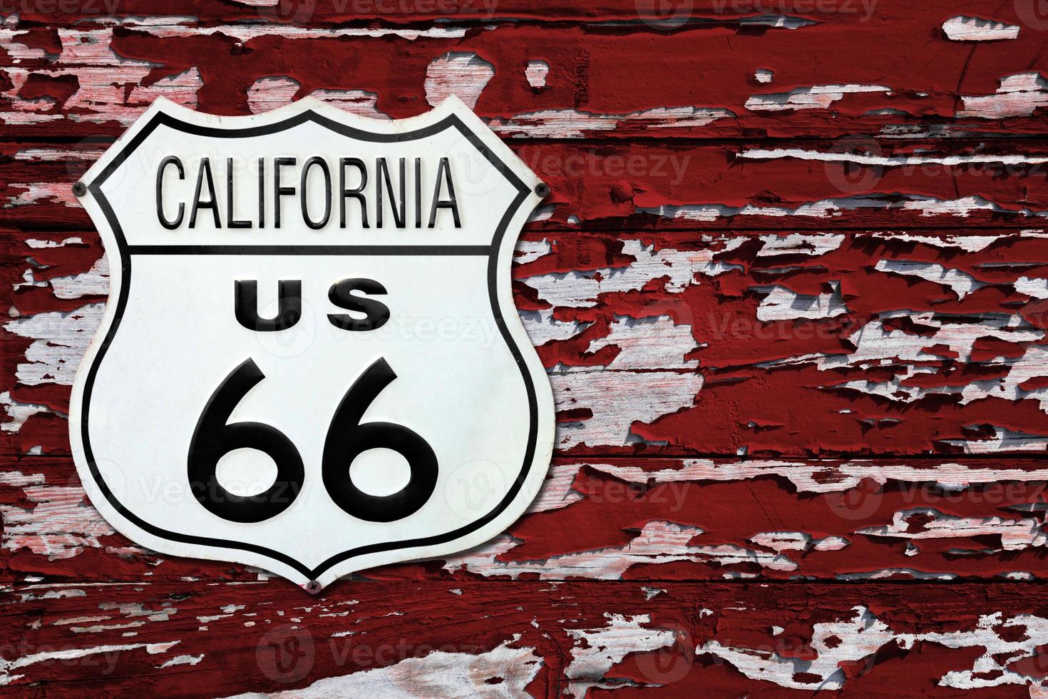 California US 66 route sign photo