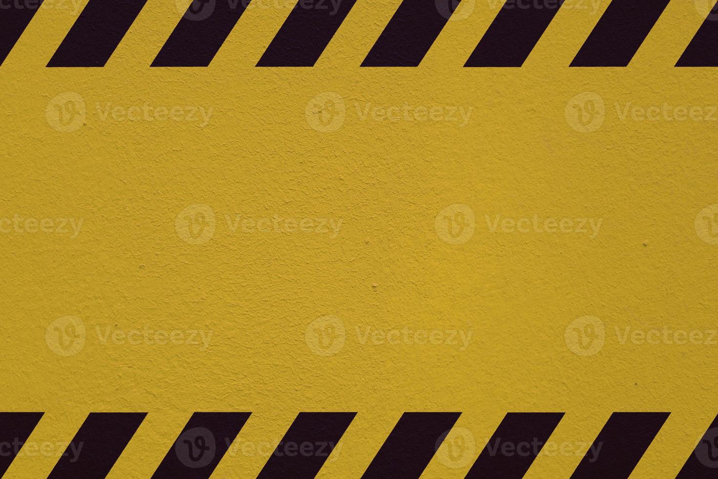 Black striped yellow background with copy space photo