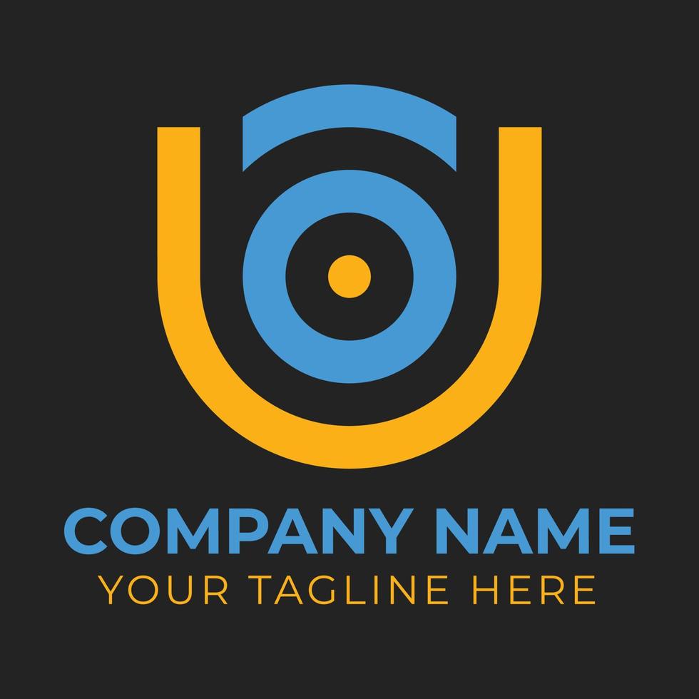Professional abstract business company logo design template Free Vector