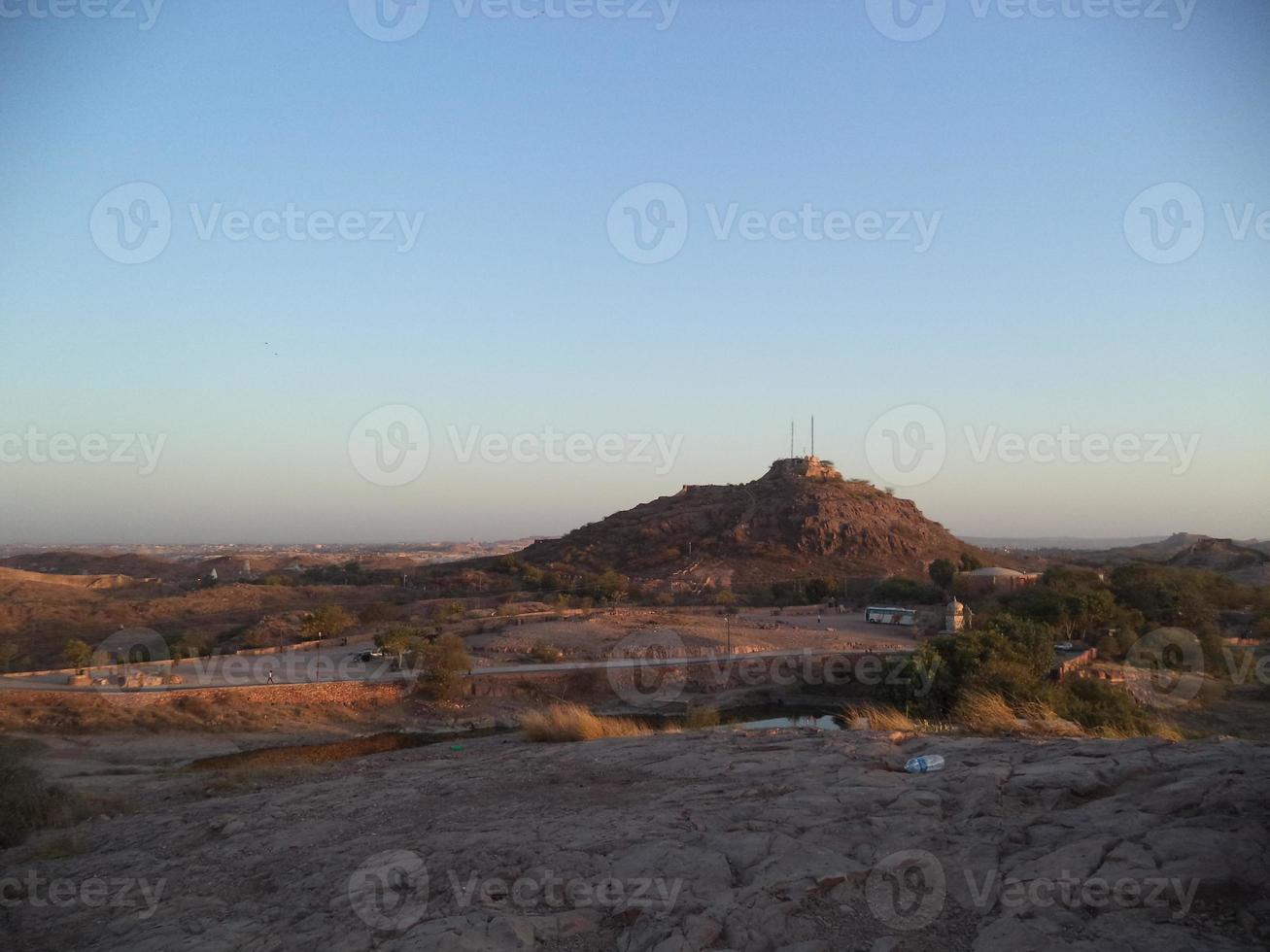 amanecer ver desde Jodhpur ciudad foto