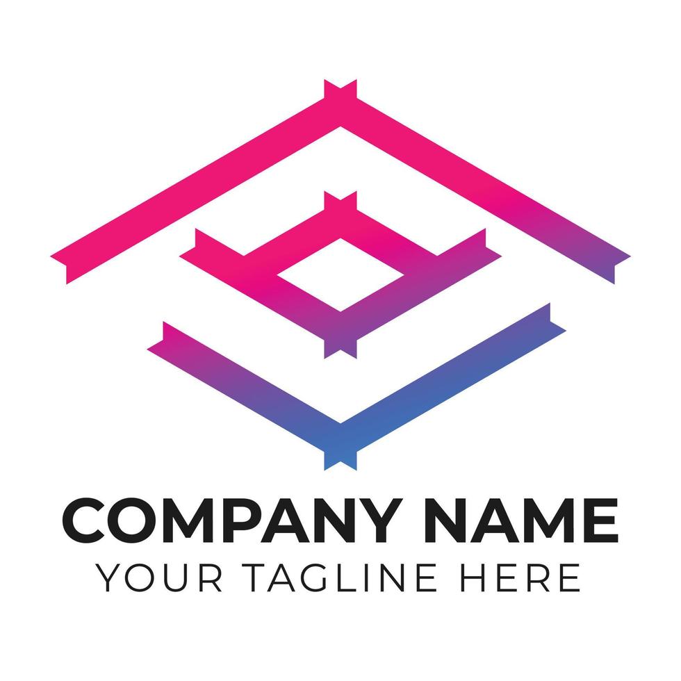 Professional modern creative abstract business logo design template Free Vector