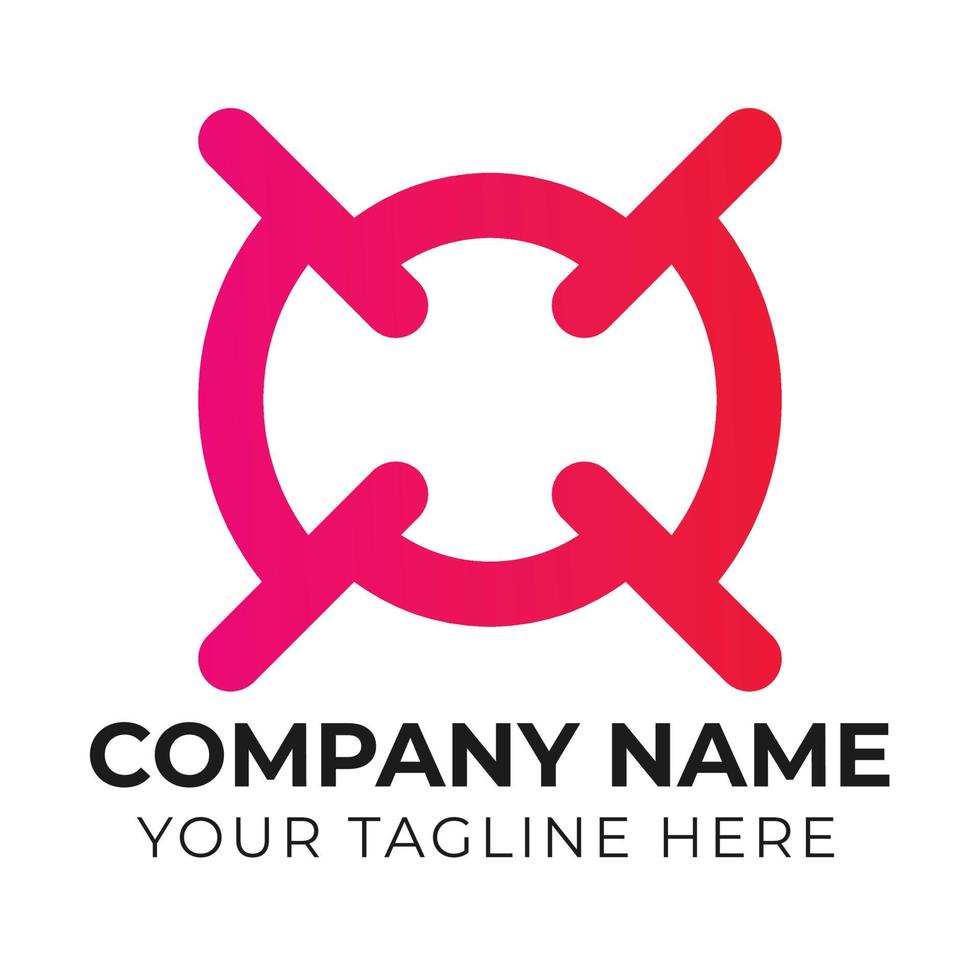 Modern creative abstract business logo design template Free Vector