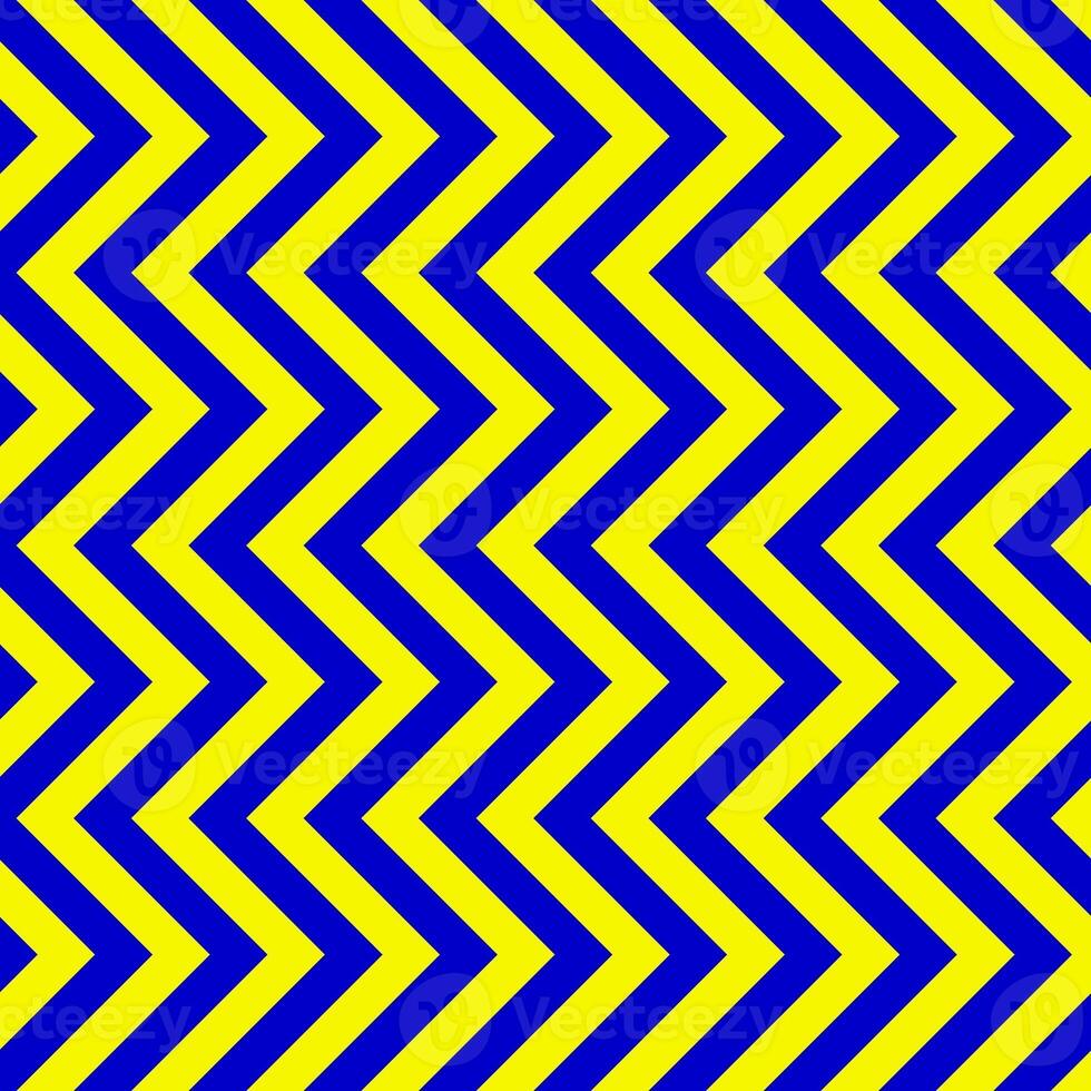 Classic blue and yellow chevron seamless pattern. Seamless zig zag pattern background. Regular texture background. Suitable for poster, brochure, leaflet, backdrop, card, etc. photo