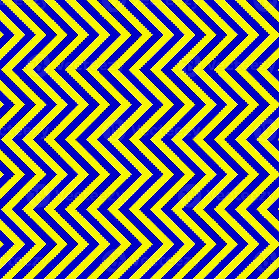 Classic blue and yellow chevron seamless pattern. Seamless zig zag pattern background. Regular texture background. Suitable for poster, brochure, leaflet, backdrop, card, etc. photo