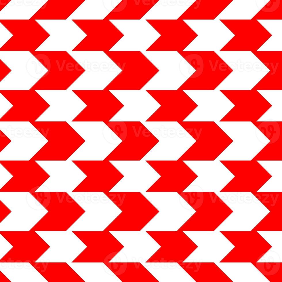 Classic red and white chevron seamless pattern. Seamless zig zag pattern background. Regular texture background. Suitable for poster, brochure, leaflet, backdrop, card, etc. photo