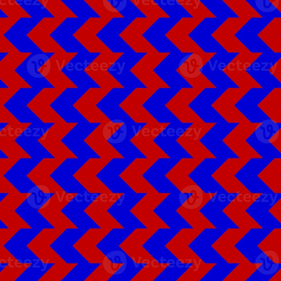 Classic red and blue chevron seamless pattern. Seamless zig zag pattern background. Regular texture background. Suitable for poster, brochure, leaflet, backdrop, card, etc. photo