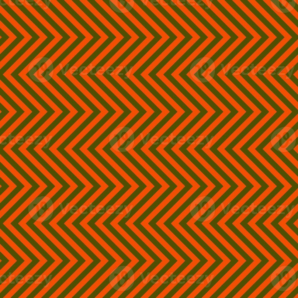 clásico aceituna verde y naranja cheurón sin costura modelo. sin costura zig zag modelo antecedentes. regular textura antecedentes. adecuado para póster, folleto, folleto, fondo, tarjeta. foto