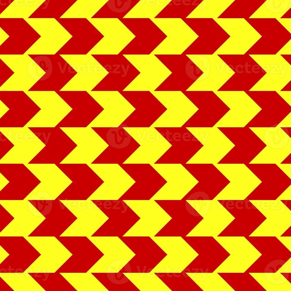 Classic red and yellow chevron seamless pattern. Seamless zig zag pattern background. Regular texture background. Suitable for poster, brochure, leaflet, backdrop, card, etc. photo