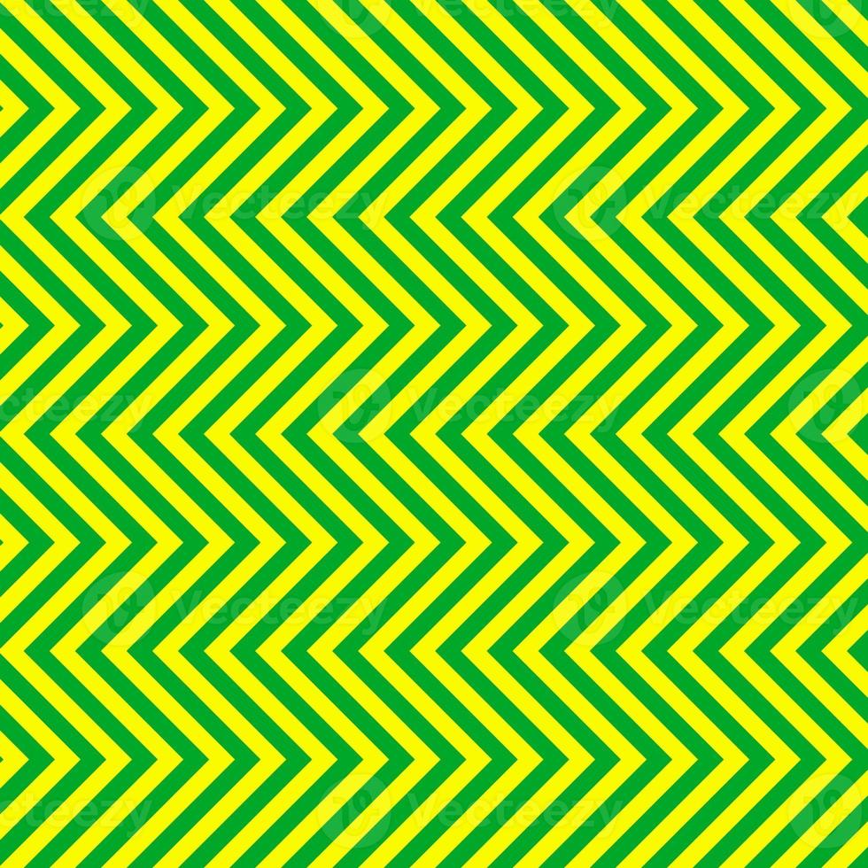 clásico verde y amarillo cheurón sin costura modelo. sin costura zig zag modelo antecedentes. regular textura antecedentes. adecuado para póster, folleto, folleto, fondo, tarjeta, etc. foto