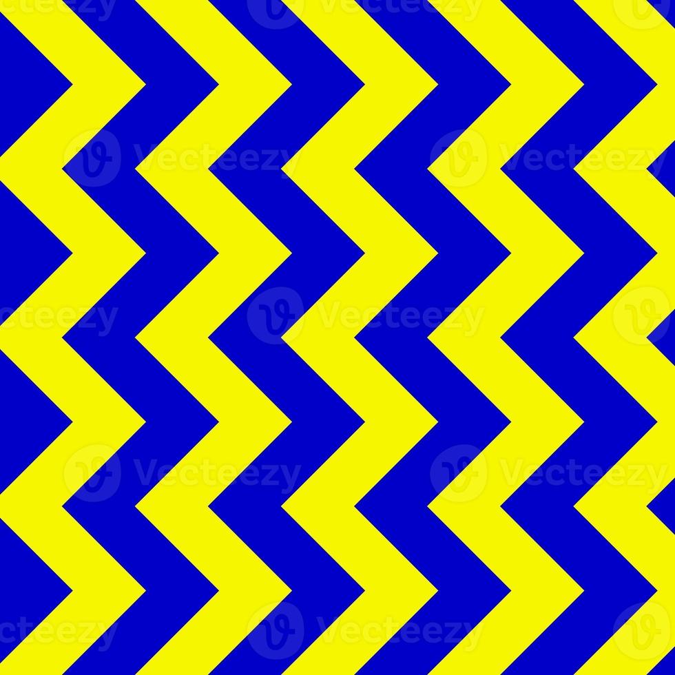 Classic blue and yellow chevron seamless pattern. Seamless zig zag pattern background. Regular texture background. Suitable for poster, brochure, leaflet, backdrop, card, etc. photo