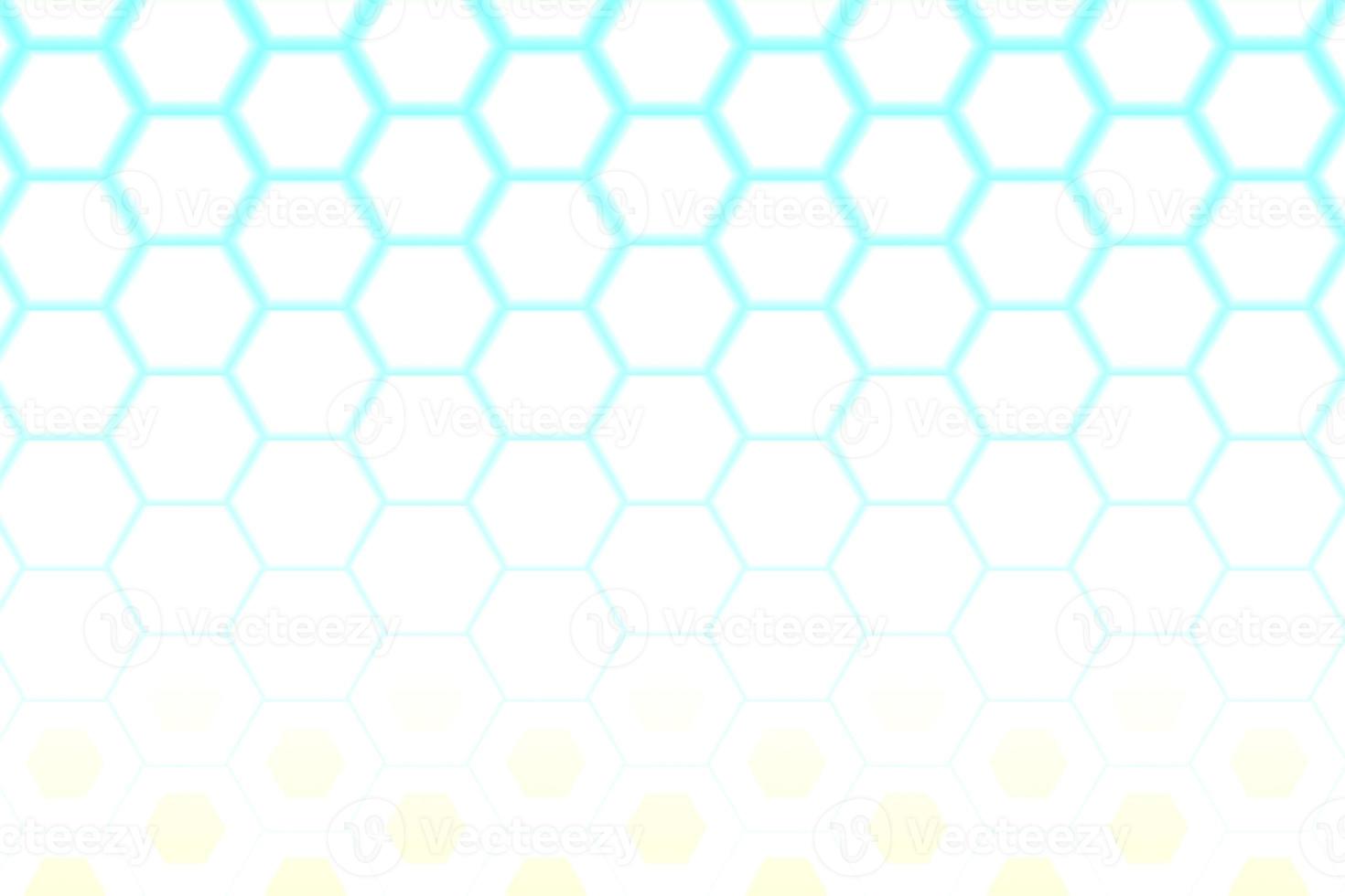 white modern trendy Honey comb shape pattern design,banner, post design, space for text with sky blue background photo