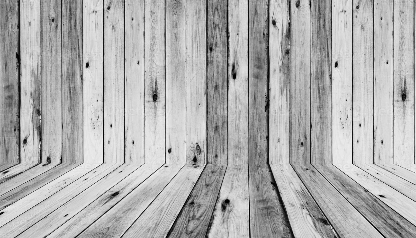 old wooden wall and floor photo