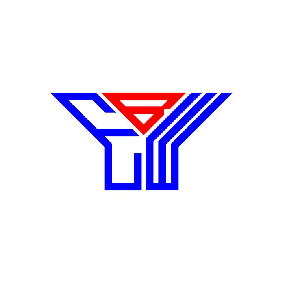 ebw letra logo creativo diseño con vector gráfico, ebw sencillo y moderno logo.