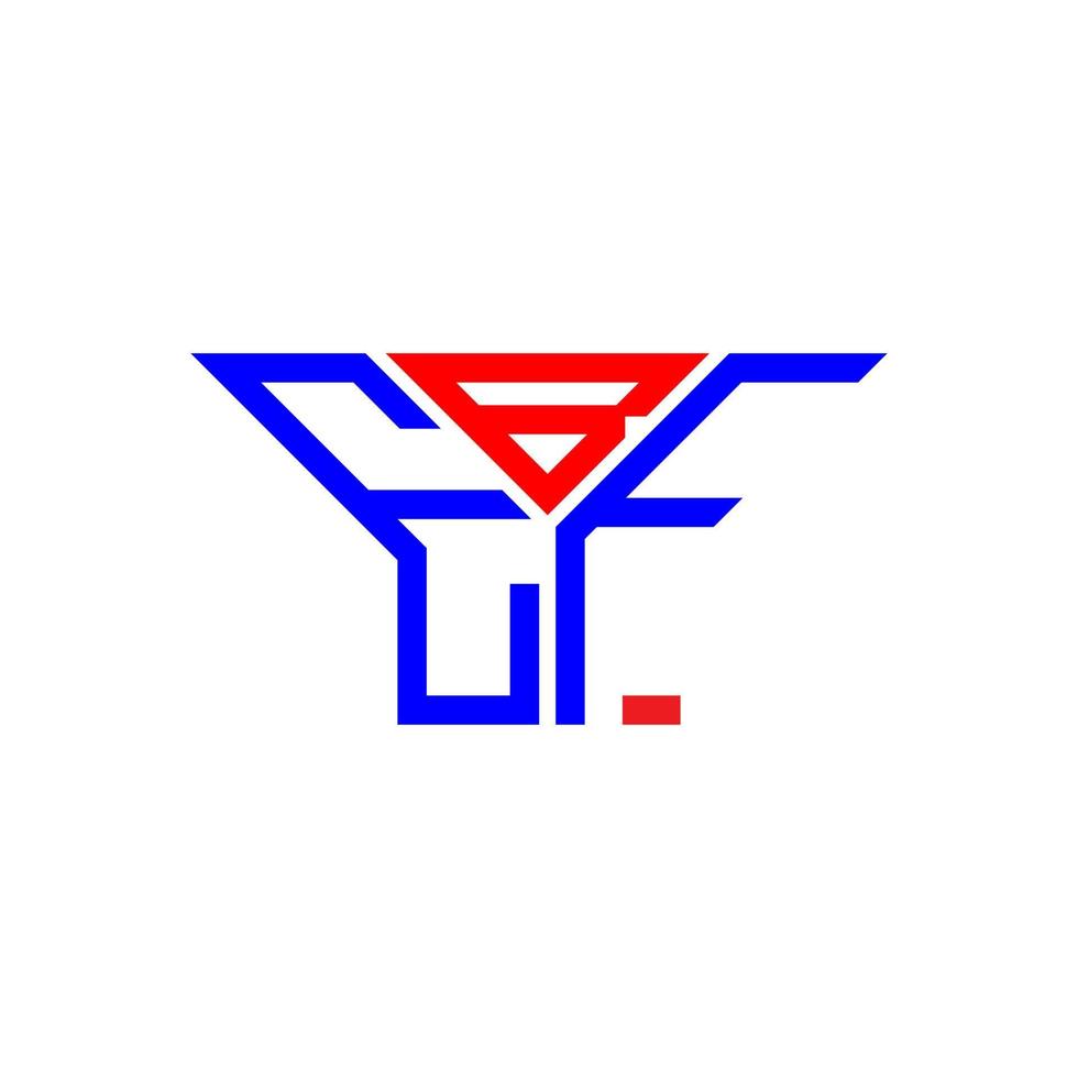 EBF letter logo creative design with vector graphic, EBF simple and modern logo.