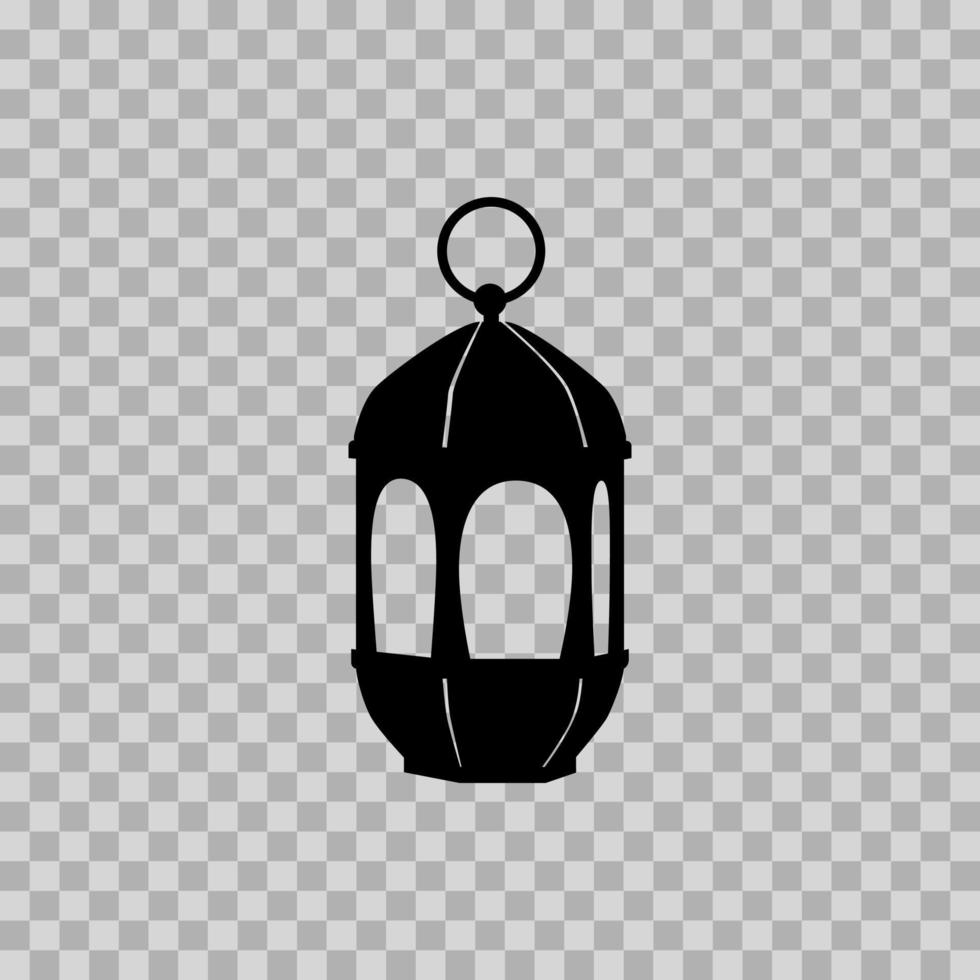 silueta ilustración de un islámico linternas lata ser usado a diseño tarjetas, web, etc. Ramadán diseño, eid al-fitr y eid al-adha. vector