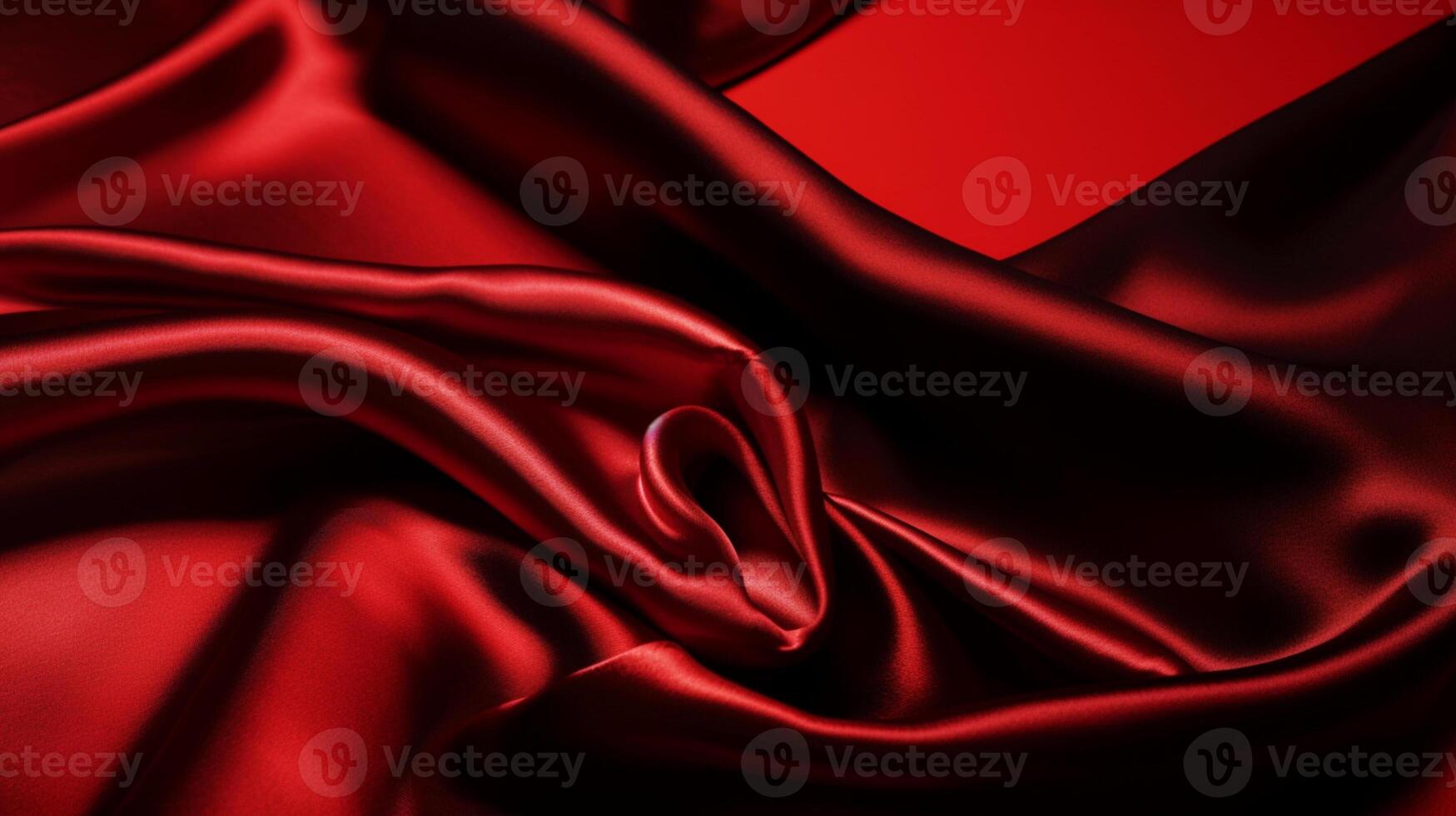 black and red silk background with elegant ripples, smooth texture, and luxurious finish photo