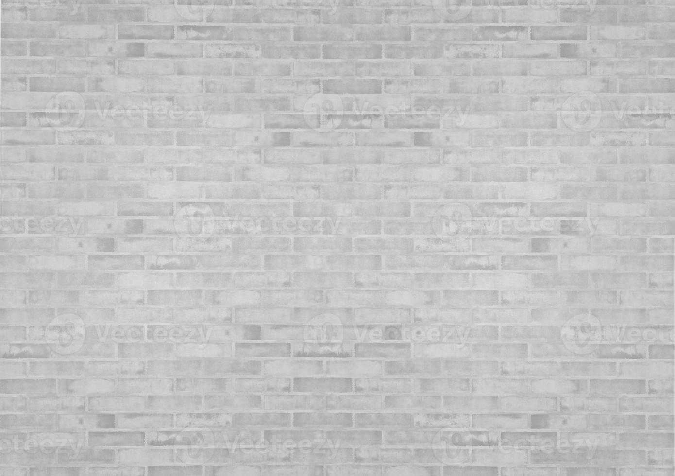 White grunge brick wall background photo
