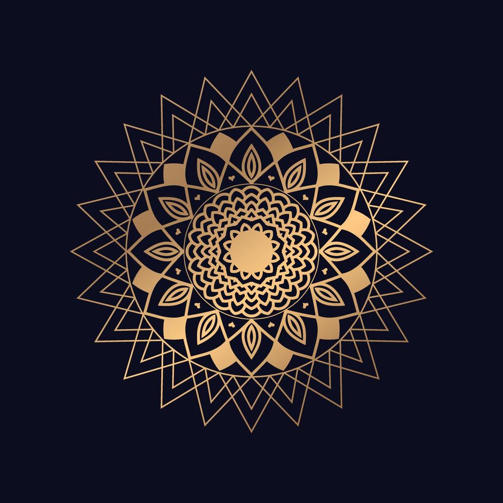 Abstract ornamental mandala design background Vector. vector