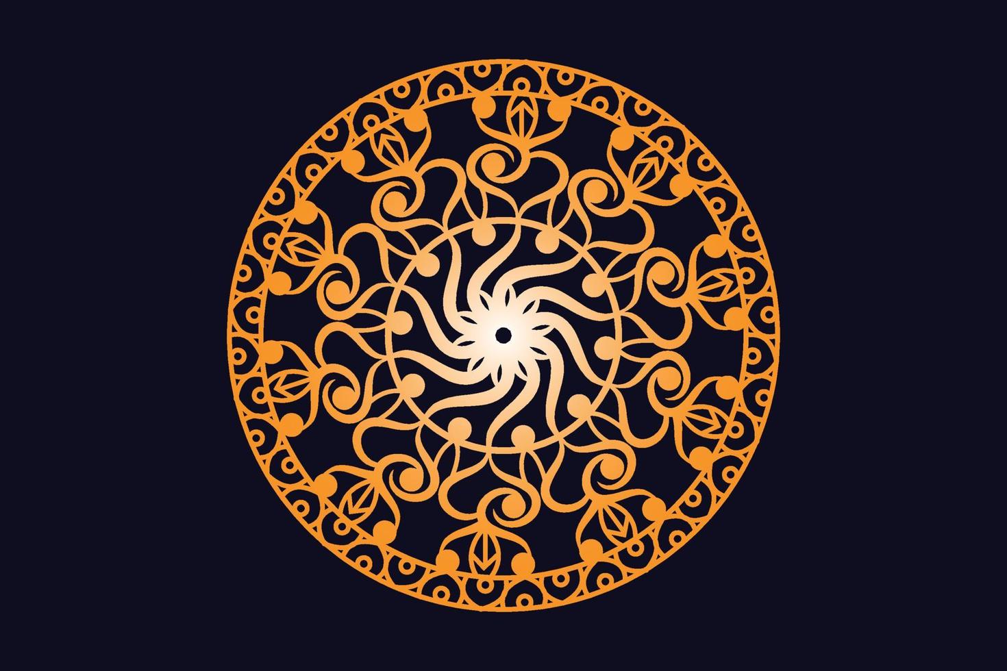 Luxury Golden Royal Mandala Design Vector for Background. Golden mandala design. Islamic background design