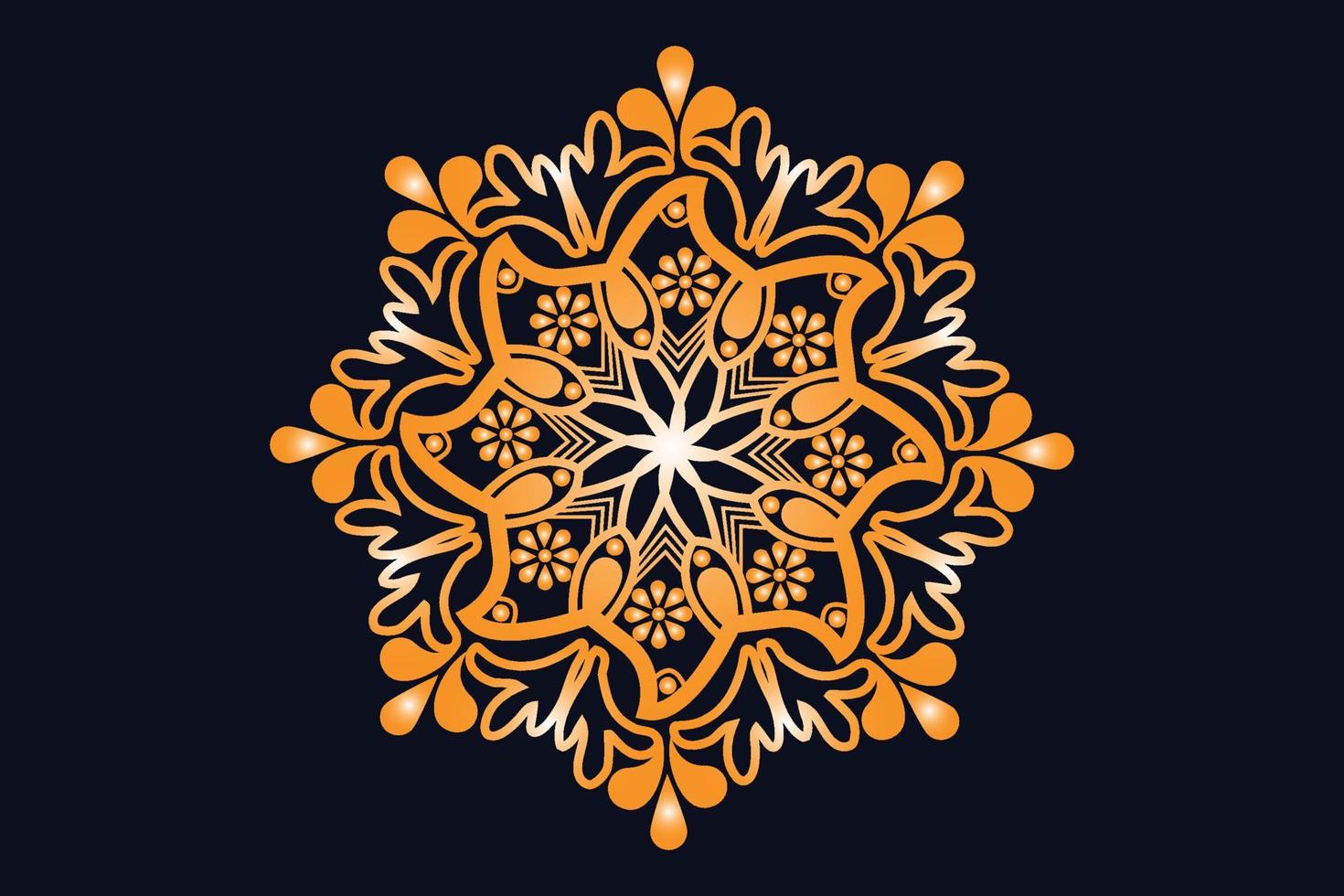 Luxury Golden Royal Mandala Design Vector for Background. Golden mandala design. Islamic background design