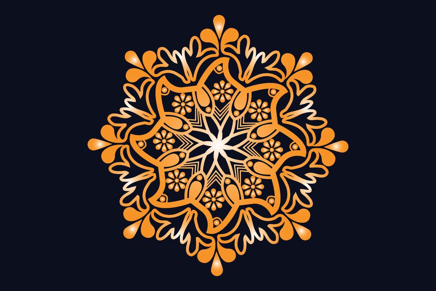 lujo dorado real mandala diseño vector para antecedentes. dorado mandala diseño. islámico antecedentes diseño