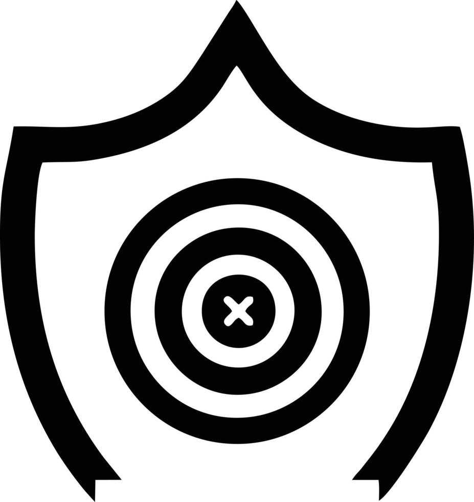 Target focus icon symbol design image, illustration of the success goal icon concept. EPS 10 vector