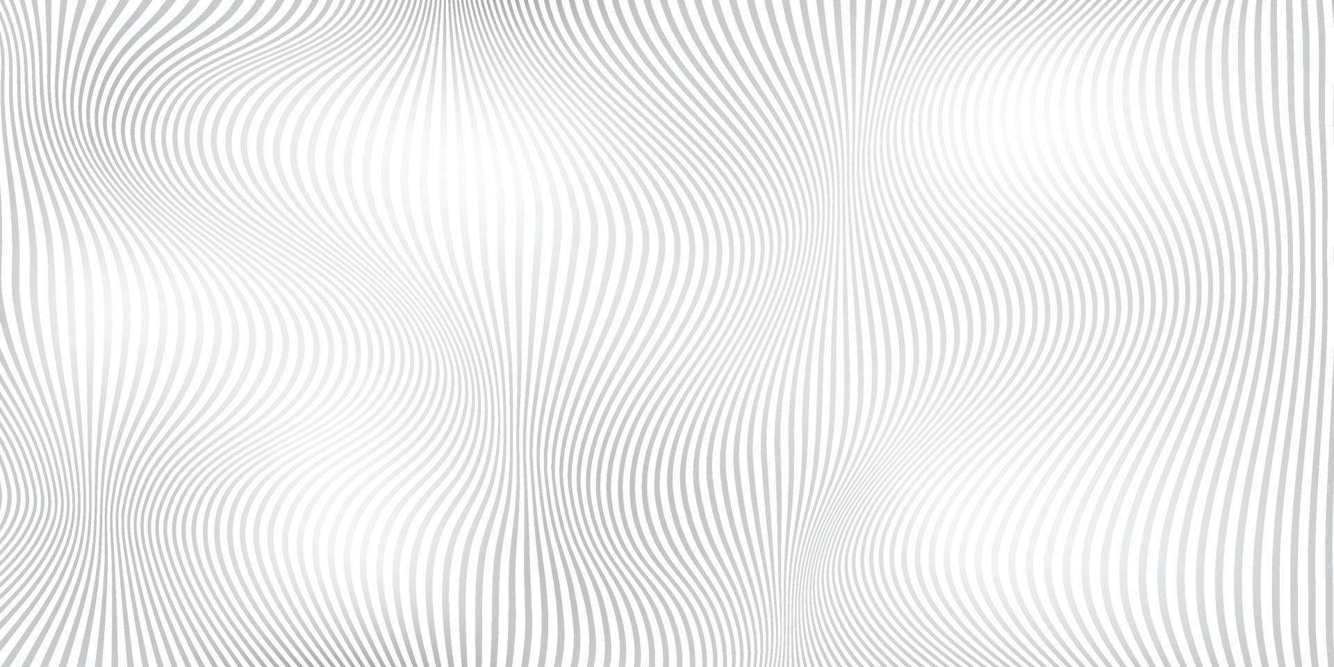 color blanco y gris abstracto, fondo de rayas de diseño moderno con forma redonda geométrica, patrón de onda. ilustración vectorial vector