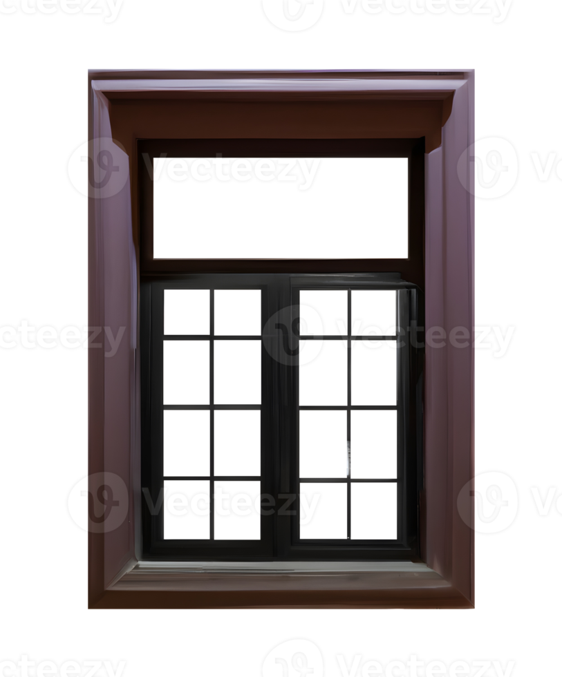 Closed window frame. png