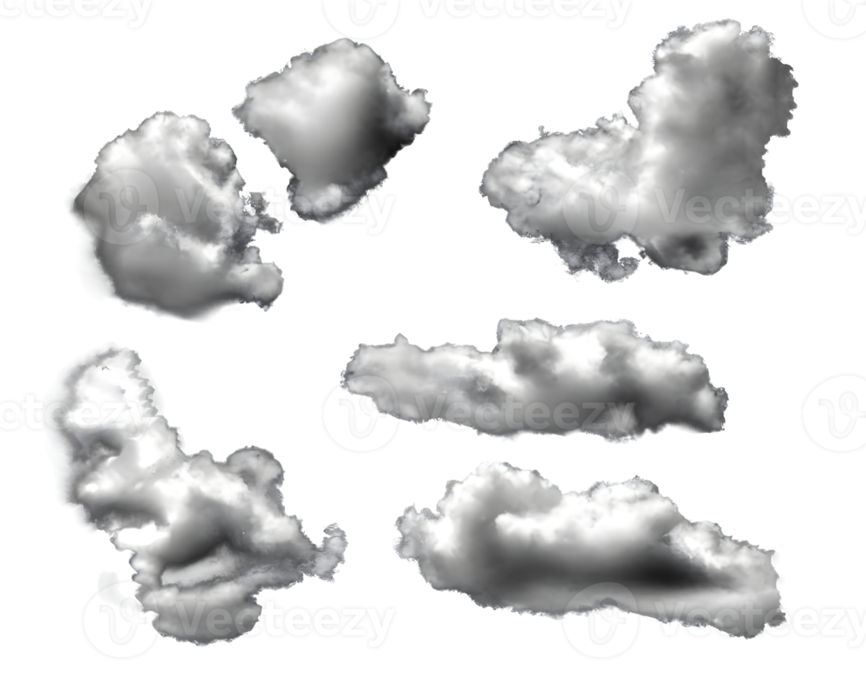 set of clouds. png