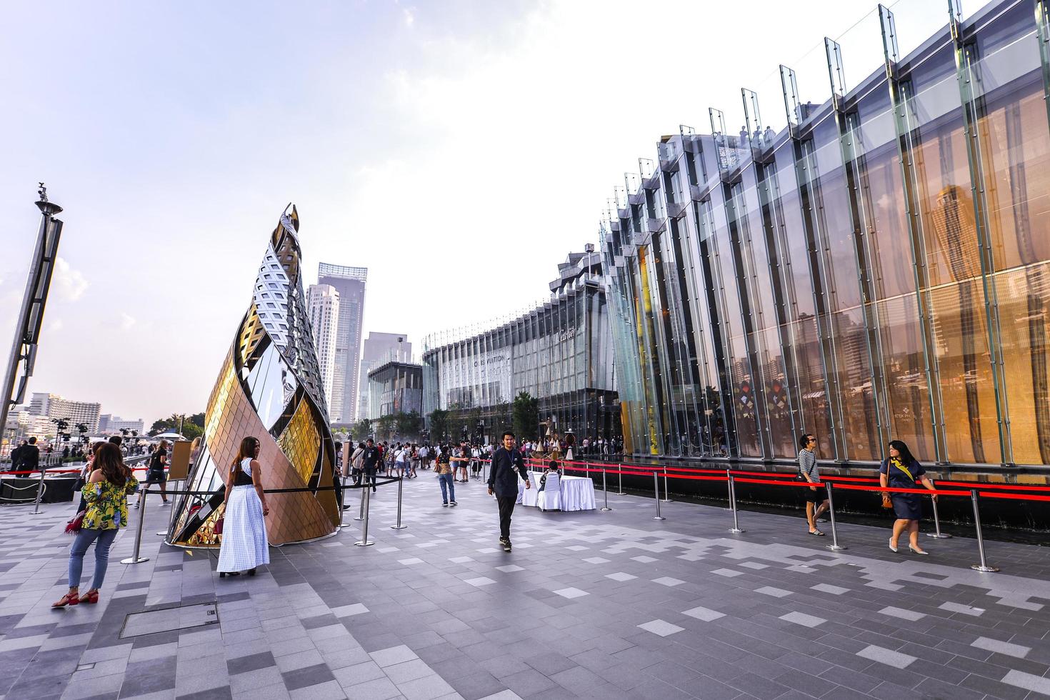 BANGKOK, THAILAND - November 27, 2018 The photo of Icon Siam Department Store at Chao Phraya River Side , Bangkok. The Biggest shopping Mall in Bangkok.