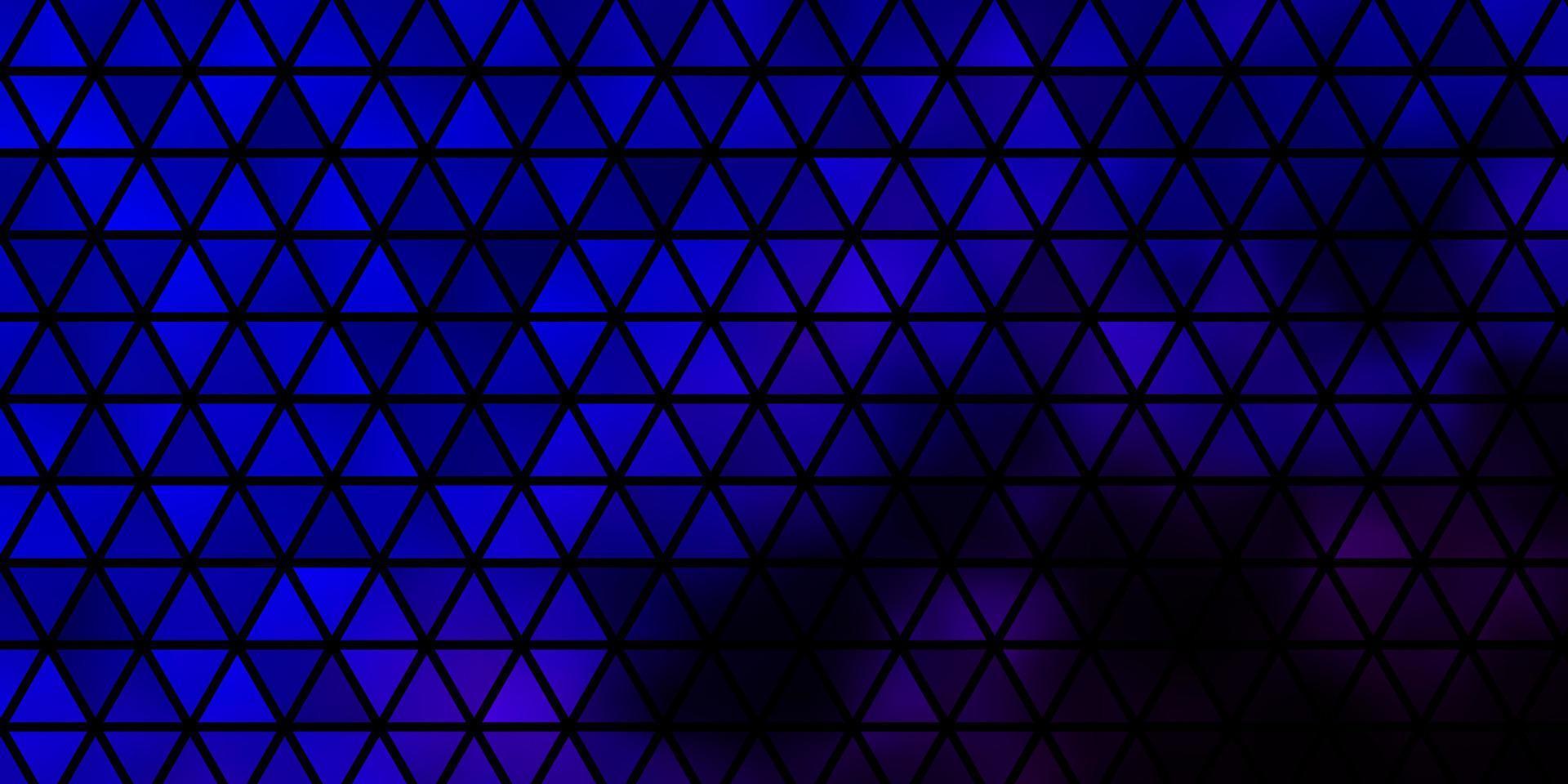 Dark Pink, Blue vector pattern with polygonal style.